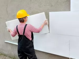 Утепление пенопластом